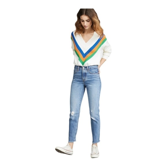 Levi's Premium Wedgie Fit Ankle Jeans - Picture 1 of 12